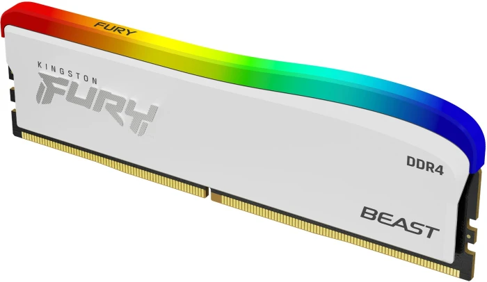 Kingston FURY Beast RGB White 8GB DDR4 3600MHz CL17