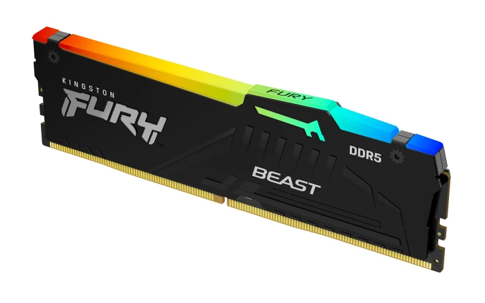 Kingston FURY Beast Black RGB 16GB DDR5 5600MHz CL36