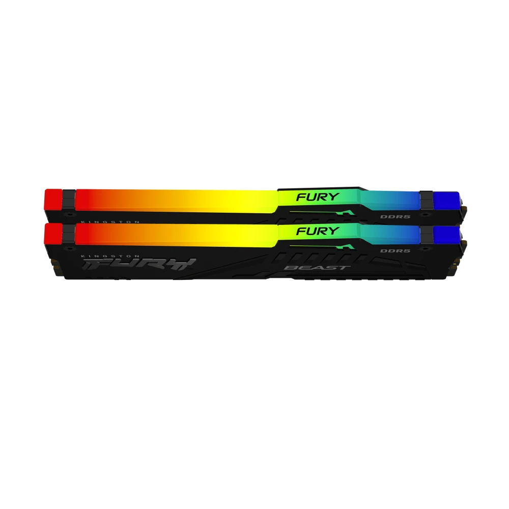Kingston FURY Beast Black RGB 64GB(2x32GB) DDR5 5600MHz CL36