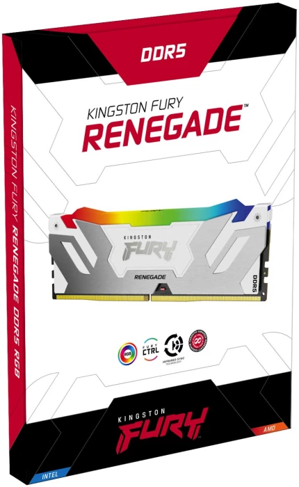 Kingston Fury Renegade RGB White 64GB(2x32GB) DDR5 6000MHz CL32