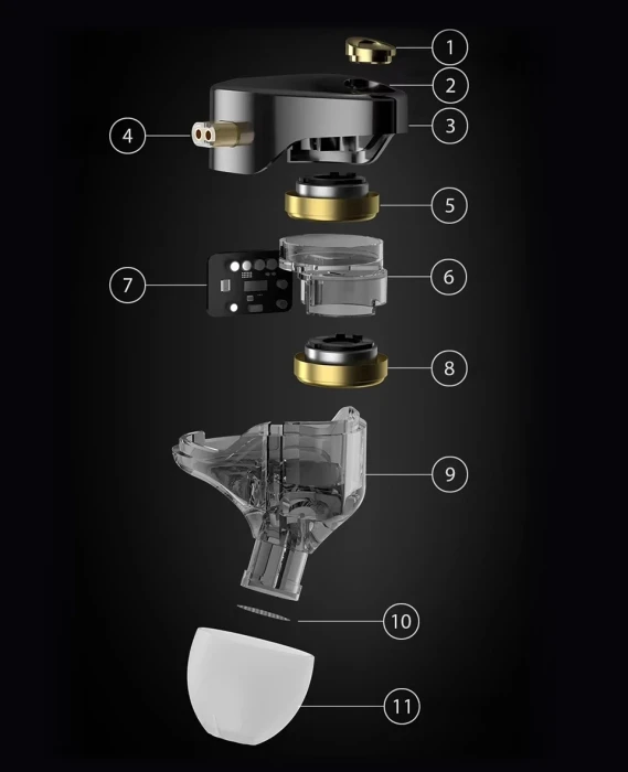 KZ Castor Pro Gray Mic - Bass Up