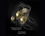 KZ Castor Pro Gray No Mic - Bass Up