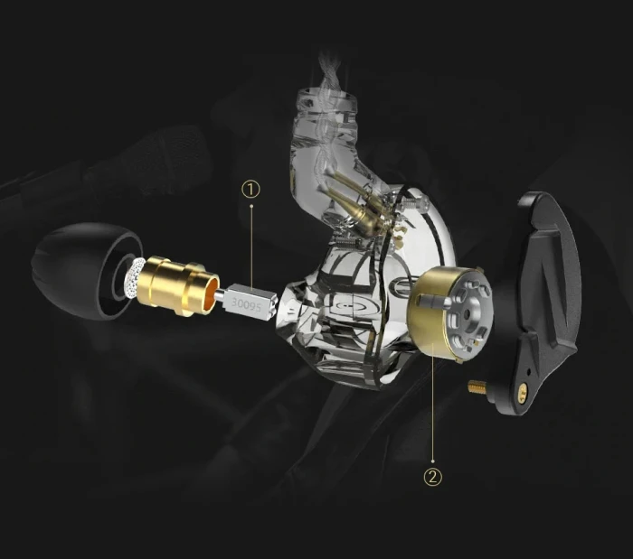 KZ  ZSN PRO X Black Mic