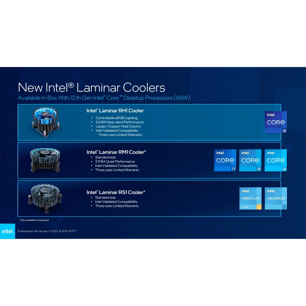 Intel Laminar RM1 12th/13th Gen OEM