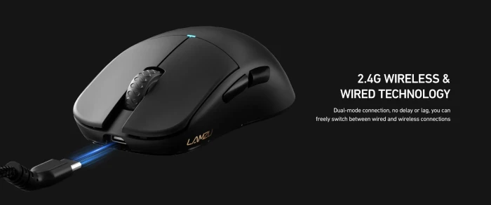 Lamzu ATLANTIS MINI 4K Wireless Black