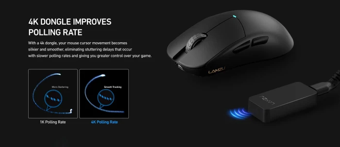 Lamzu ATLANTIS OG V2 4K Wireless Black