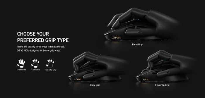 Lamzu ATLANTIS OG V2 4K Wireless Black