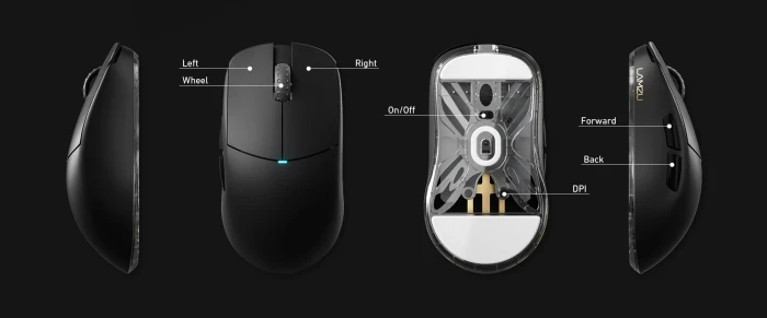 Lamzu ATLANTIS OG V2 4K Wireless Black