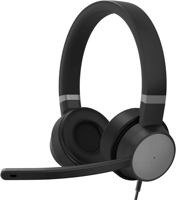 Lenovo Go Wired ANC Headset Black