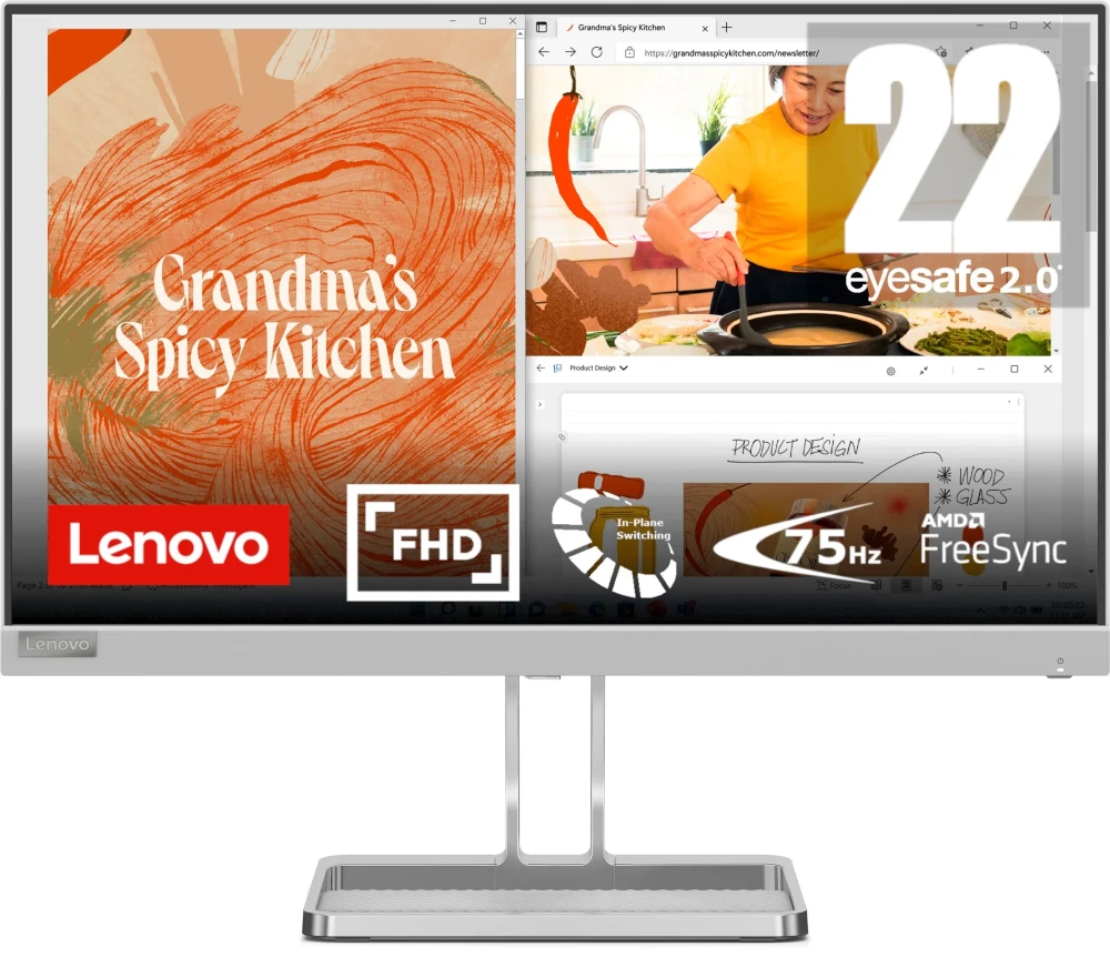 LENOVO L22EI-40 21.5" IPS 75Hz