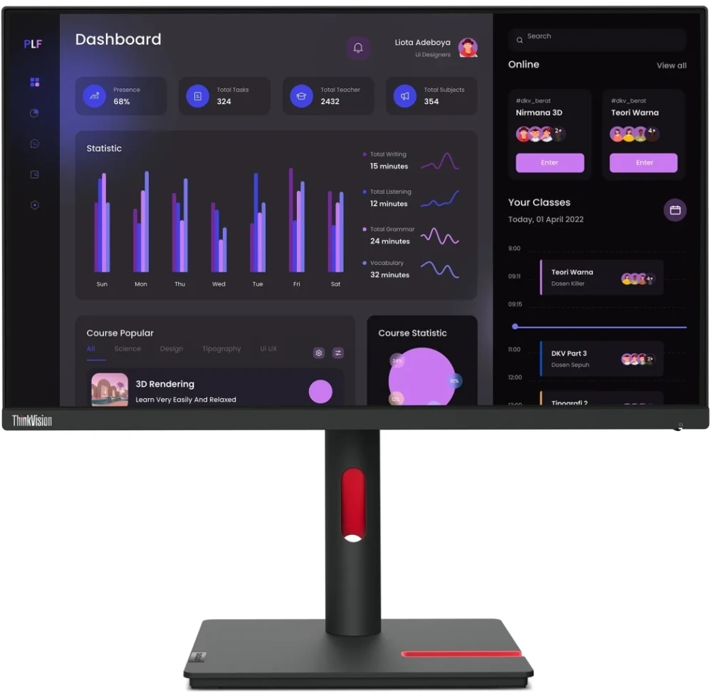 Lenovo ThinkVision T24i-30 23.8" IPS