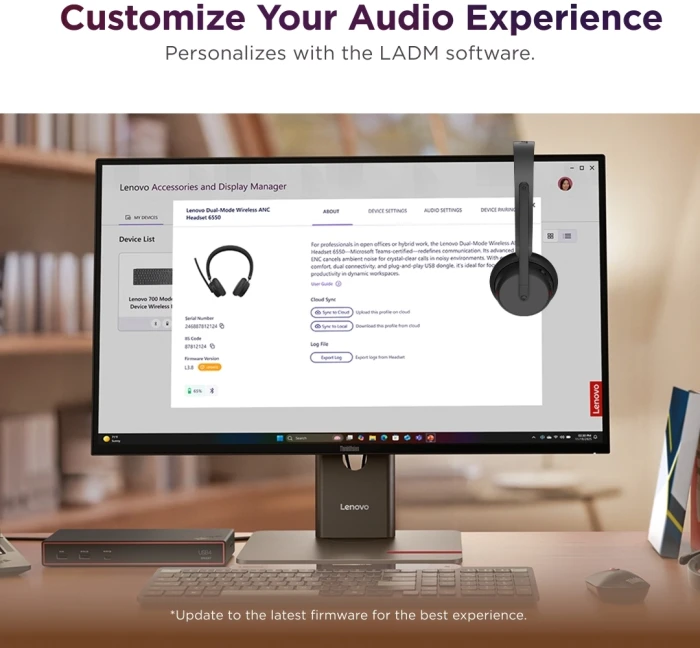 LENOVO Wireless ANC Headset 6550