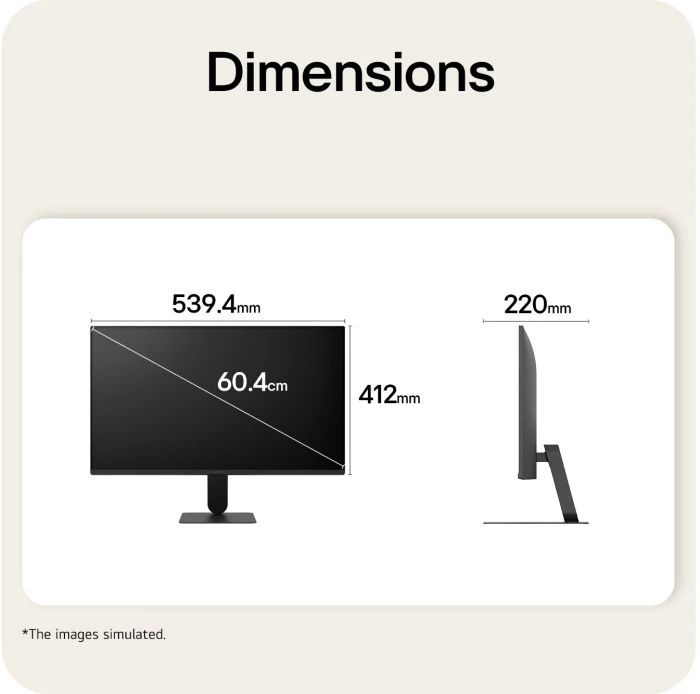 LG 24U411B-B 23.8" IPS 144Hz