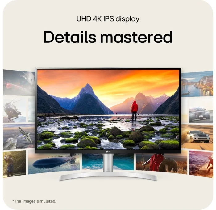 LG 32UN650K-W 31.5" IPS 4K 60Hz
