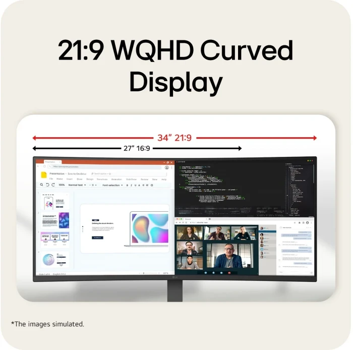 LG 34U640B-B 34" VA 21:9 144Hz