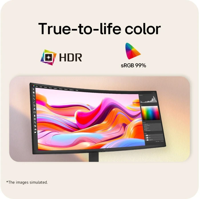 LG 34U640B-B 34" VA 21:9 144Hz
