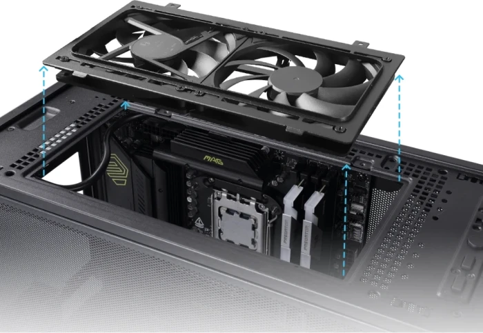 Lian Li DAN Cases B4-mATX Wood - Black