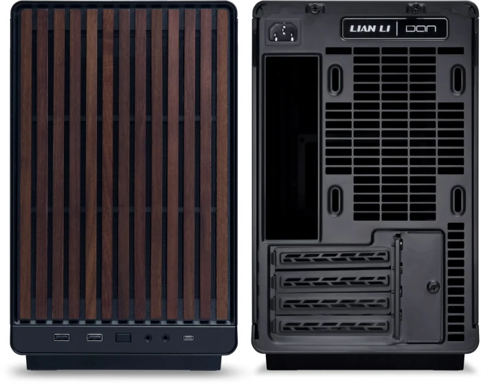 Lian Li A3-mATX DAN Wood TG Black