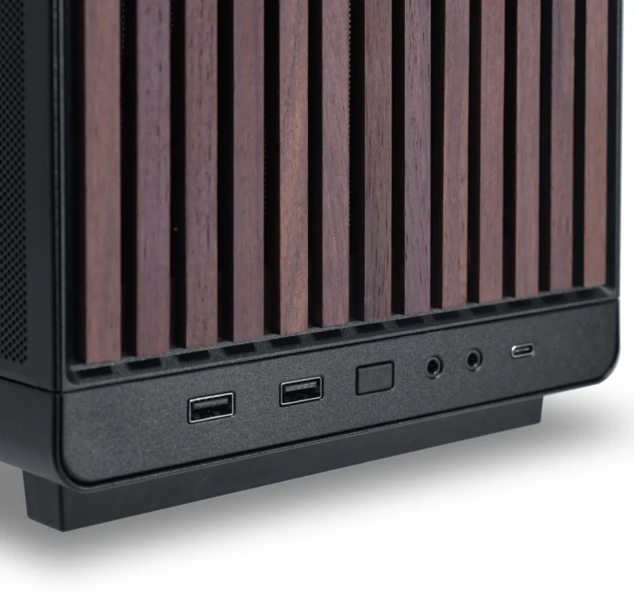 Lian Li A3-mATX DAN Wood TG Black