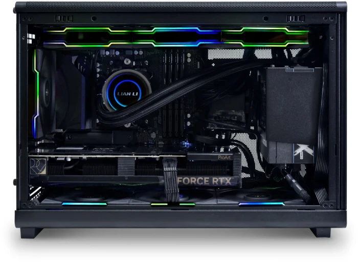 Lian Li A3-mATX DAN Wood TG Black