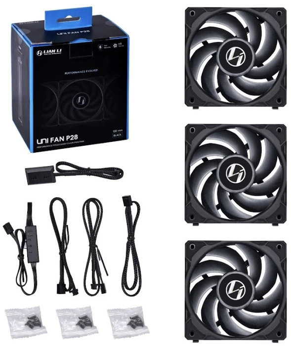 Lian Li UNI FAN P28 Black 3in1