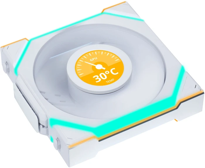 Lian Li UNI FAN SL Wireless LCD White