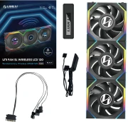 Lian Li UNI FAN SL Wireless LCD Black 3in1