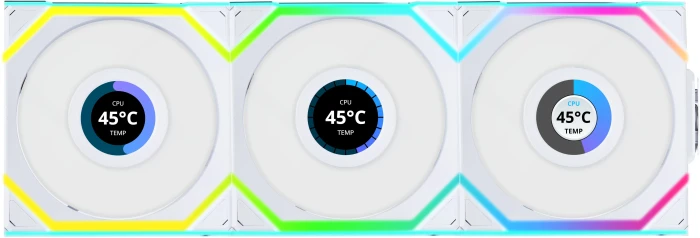 Lian Li UNI FAN SL Wireless LCD White 3in1