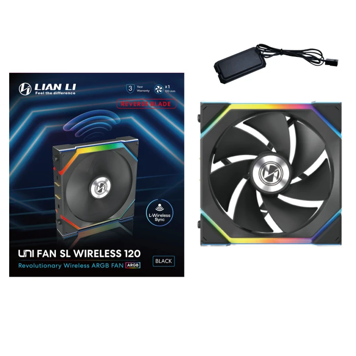 Lian Li UNI FAN SL Wireless Reverse Black