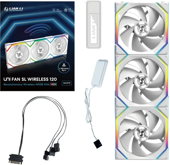 Lian Li UNI FAN SL Wireless White 3in1