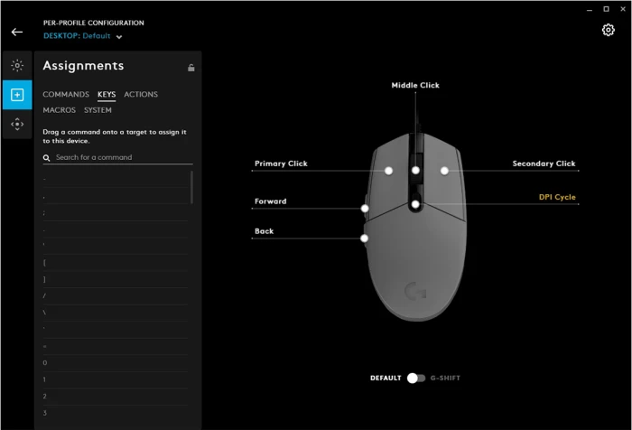 Logitech G203 LIGHTSYNC Black