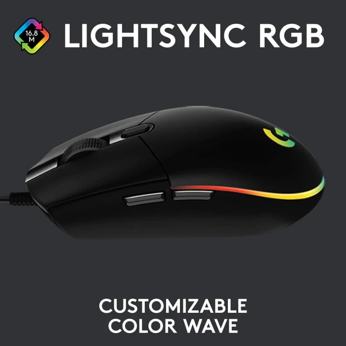 Logitech G203 LIGHTSYNC Black