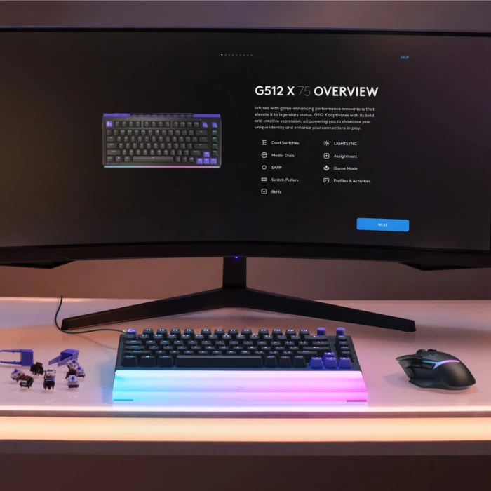 Logitech G512 X 75 - Tactile Black