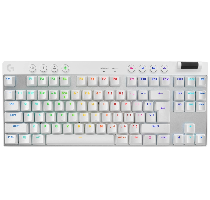 Logitech G Pro X TKL White Lightspeed Tactile Switch