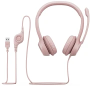 Logitech H390 USB-A Headset - Pink