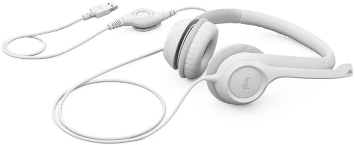 Logitech H390 USB - White