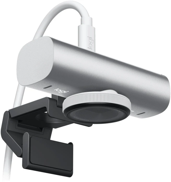 LOGITECH MX Brio 4K Webcam - Pale Gray
