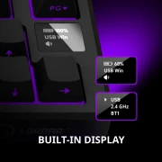 LORGAR KBP7075W Wireless PBT White