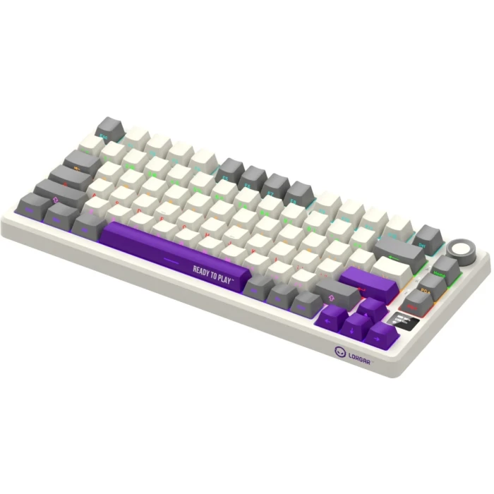 LORGAR KBP7075W Wireless PBT Beige