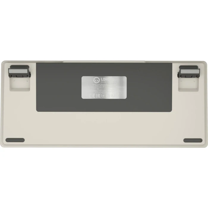 LORGAR KBP7075W Wireless PBT Beige