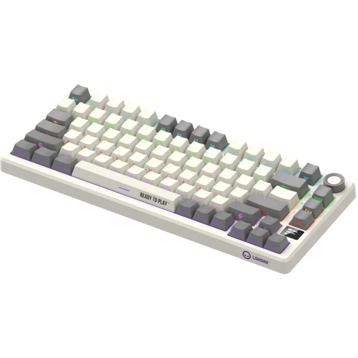 LORGAR KBP7075W Wireless PBT Beige