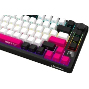 LORGAR KBP7075W Wireless PBT Black