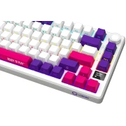 LORGAR KBP7075W Wireless PBT White