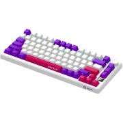 LORGAR KBP7075W Wireless PBT White