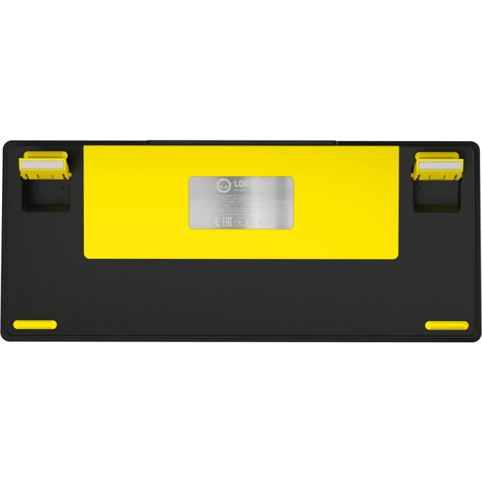 LORGAR KBP7075W Wireless PBT Yellow