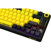 LORGAR KBP7075W Wireless PBT Yellow
