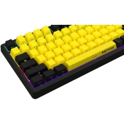 LORGAR KBP7075W Wireless PBT Yellow