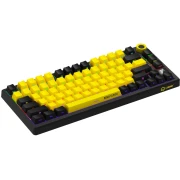 LORGAR KBP7075W Wireless PBT Yellow