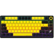 LORGAR KBP7075W Wireless PBT Yellow