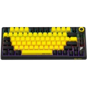 LORGAR KBP7075W Wireless PBT Yellow